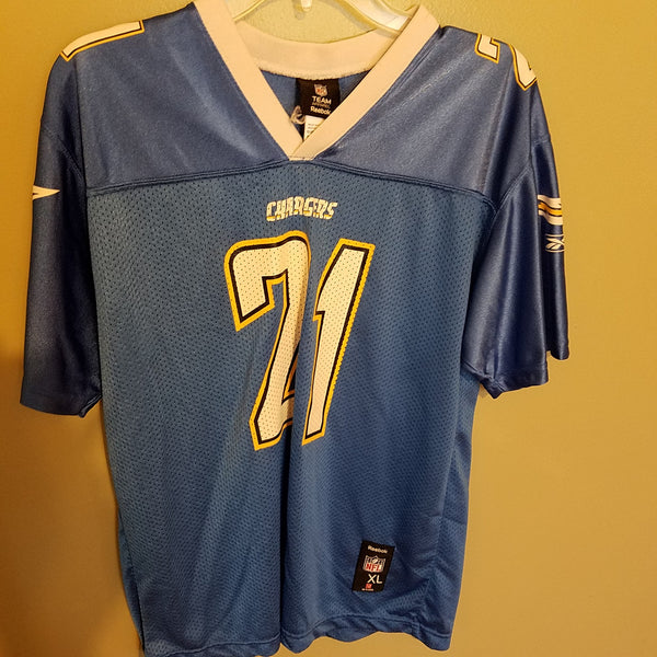 SAN DIEGO CHARGERS LADAINIAN TOMLINSON FOOTBALL JERSEY SIZE XL YOUTH