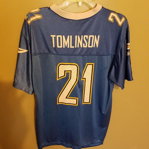 SAN DIEGO CHARGERS LADAINIAN TOMLINSON FOOTBALL JERSEY SIZE XL YOUTH