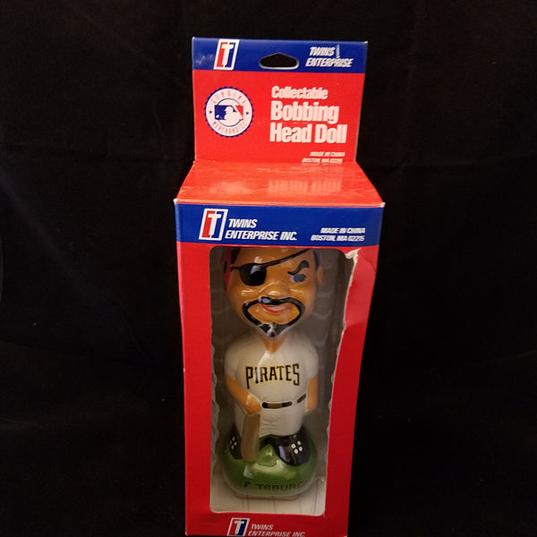 PITTSBURGH PIRATES VINTAGE LOOK JOLLY RODGER BOBBLEHEAD BOBBLE HEAD #1