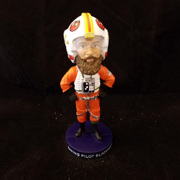 COLORADO ROCKIES CHARLIE BLACKMON STAR WARS X-WING PILOT BOBBLE HEAD