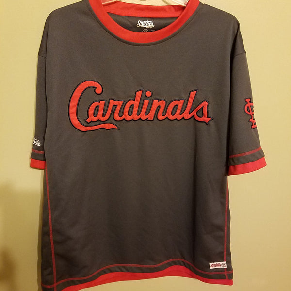 ST LOUIS CARDINALS BASEBALL TOP SHIRT SIZE LARGE ADULT