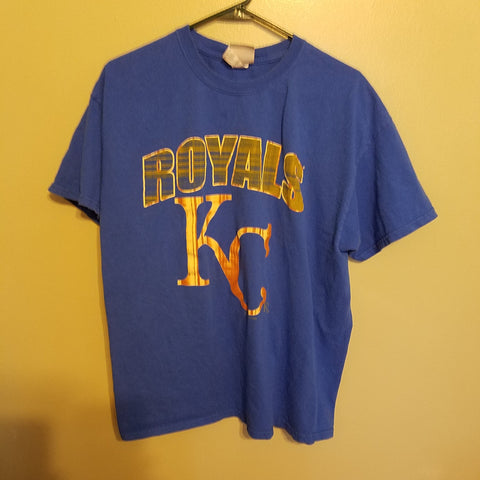 KANSAS CITY ROYALS MULTI COLORED  T SHIRT SIZE XL MLB ADULT