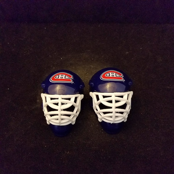 LOT OF2 MONTREAL CANADIANS SIZED GOALIE MASK HELMETS FRANKLIN BULK