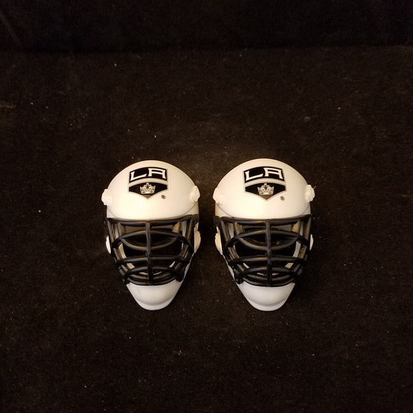 LOT OF 2 LOS ANGELES KINGS SIZED GOALIE MASK HELMETS FRANKLIN BULK