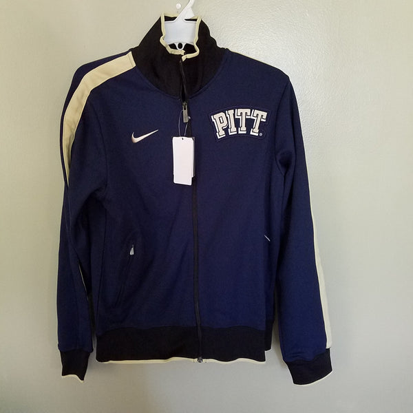 PITTSBURGH PANTHERS NIKE ZIP UP TRACK JACKETNWT SIZE MED ADULT