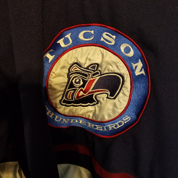 TUCSON THUNDERBIRDS VINTAGE HOCKEY JERSEY SIZE LARGE ADULT