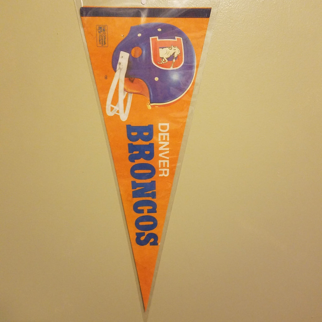 Denver Broncos Throwback Flag and Banner