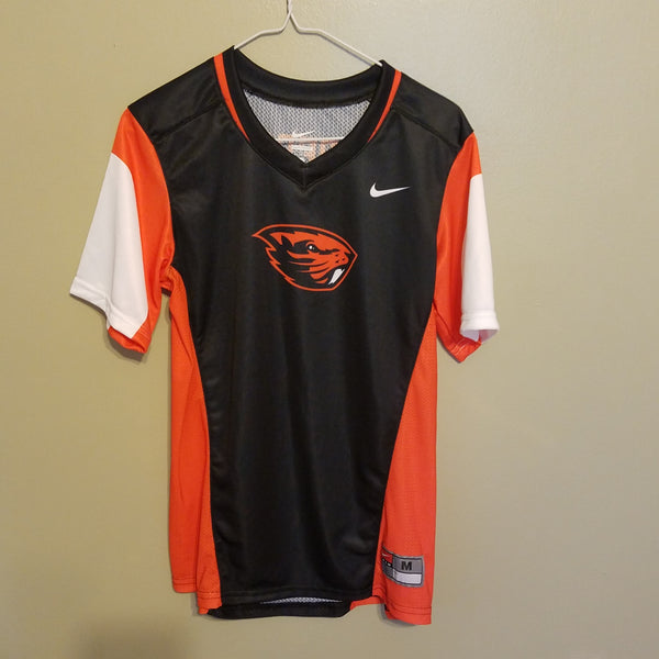 OREGON STATE BEAVERS NIKE WOMANS SPORTS TOP JERSEY SIZE MEDIUM ADULT