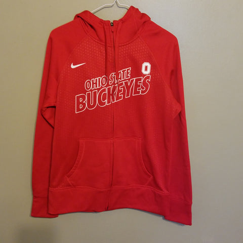 OHIO STATE BUCKEYES NIKE THERMA FIT WOMANS SWEATSHIRT SIZE MEDIUM ADULT