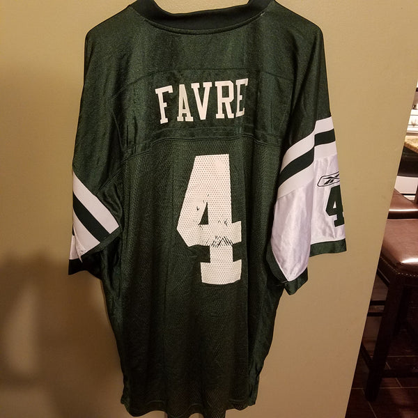 NEW YORK JETS BRETT FAVRE FOOTBALL JERSEY SIZE XL ADULT