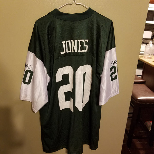 NEW YORK JETS THOMAS JONES FOOTBALL JERSEY SIZE XL ADULT