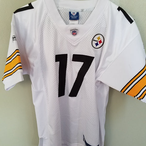 PITTSBURGH STEELERS MIKE WALLACE FOOTBALL JERSEY SIZE MEDIUM 10-12 YOUTH