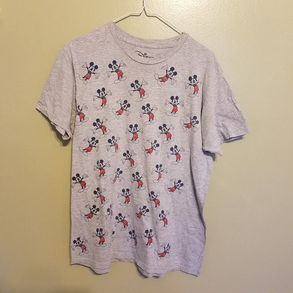 MICKEY MOUSE DISNEYPARKS MULTI MICKEYS  SHIRT SIZE LARGE  ADULT