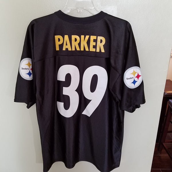 PITTSBURGH STEELERS WILLIE PARKER #39 FOOTBALL JERSEY SIZE LARGE  ADULT