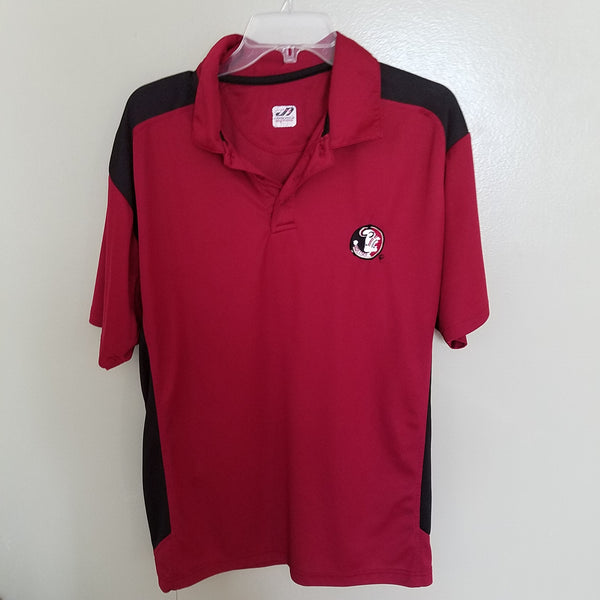 FLORIDA STATE SEMINOLES POLO SHIRT SIZE LARGE ADULT