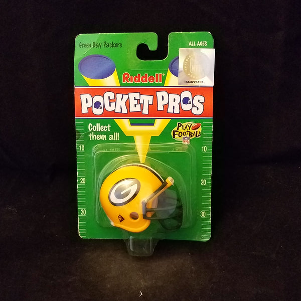 GREEN BAY PACKERS TRADITIONAL  POCKET PRO HELMET NEW IN PACKAGE