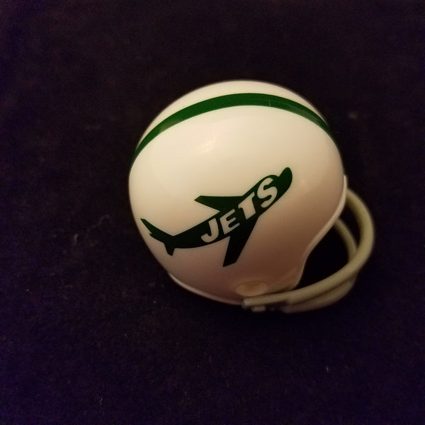 NEW YORK JETS 1963 2 TWO BAR POCKET PRO HELMET