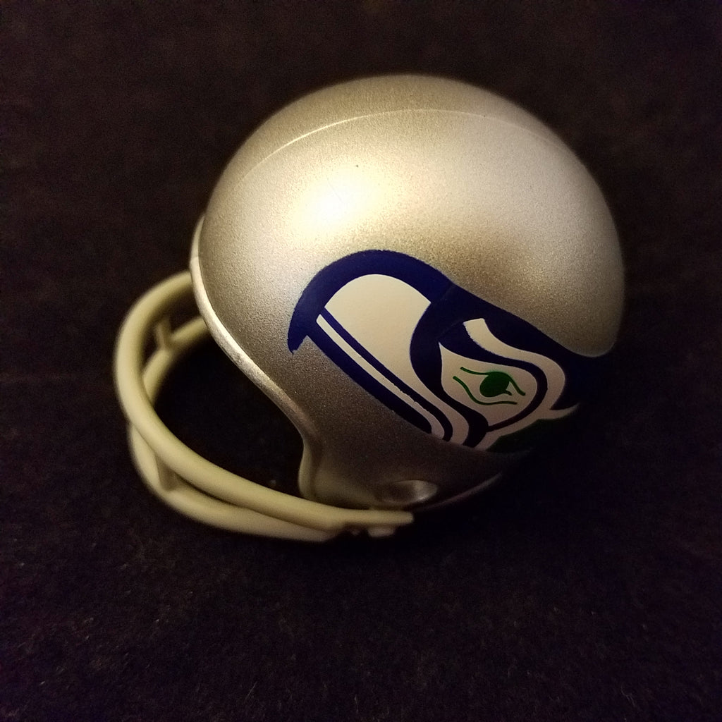 SEATTLE SEAHAWKS 1976 2 TWO BAR POCKET PRO HELMET – Bandwagonfanz Sports