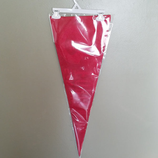 SAN FRANCISCO 49ERS 1967 ONE BAR HELMET VINTAGE FELT PENNANT WITH HOLDER