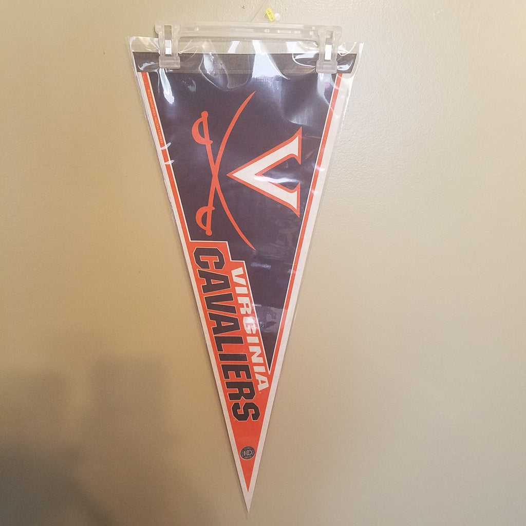 VIRGINIA CAVALIERS NCAA VINTAGE FELT PENNANT WITH HOLDER