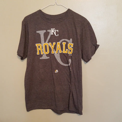 KANSAS CITY ROYALS MAJESTIC SHIRT SIZE MEDIUM ADULT