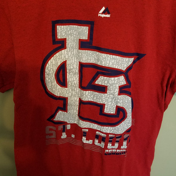 ST LOUIS CARDINALS BASEBALL LARGE LETTERS SHIRT SIZE MEDIUM ADULT