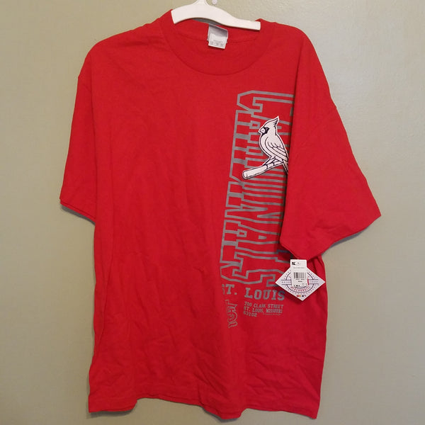 ST LOUIS CARDINALS MLB SIDE PRINT NWT T SHIRT SIZE XL ADULT