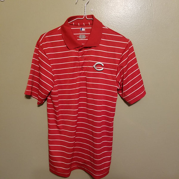 CINCINNATI REDS MLB  POLO GOLF SHIRT SIZE SMALL ADULT