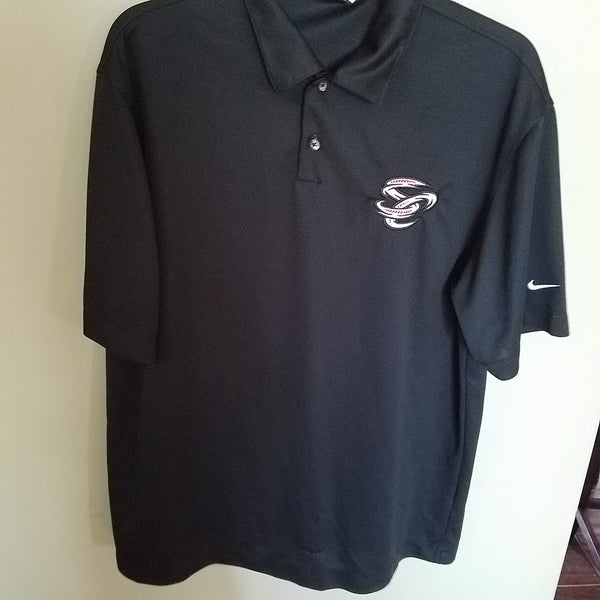 OMAHA STORM CHASERS NIKE POLO SHIRT SIZE MEDIUM ADULT