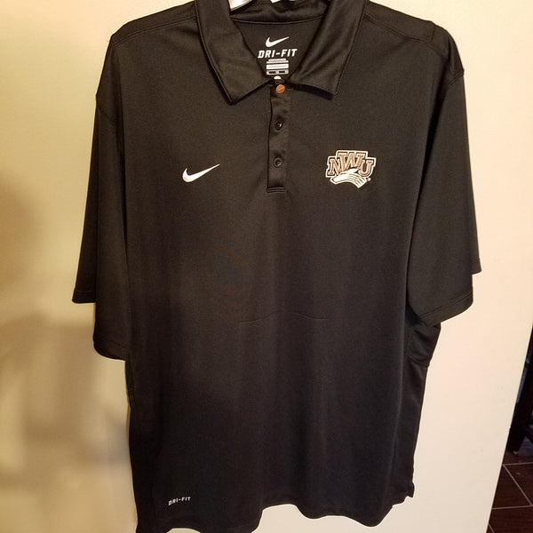 NEBRASKA WESLEYAN PRAIRIE WOLVES NIKE POLO SHIRT SIZE XL ADULT