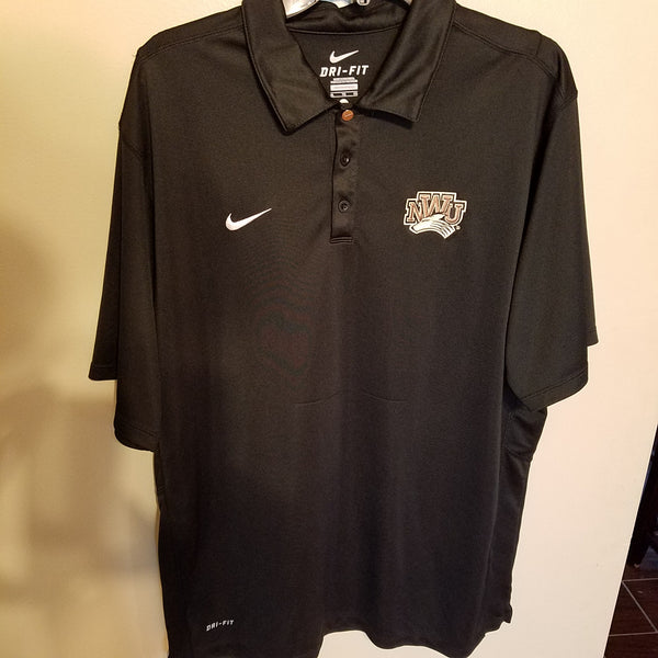 NEBRASKA WESLEYAN PRAIRIE WOLVES NIKE POLO SHIRT SIZE XL ADULT