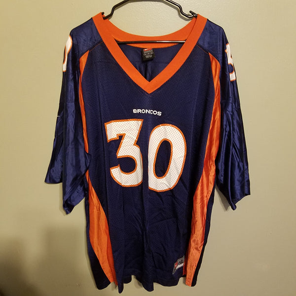 DENVER BRONCOS TERRELL DAVIS NIKE FOOTBALL JERSEY SIZE XL ADULT