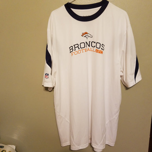 DENVER BRONCOS REEBOK PERFORMANCE SHIRT SIZE XL ADULT