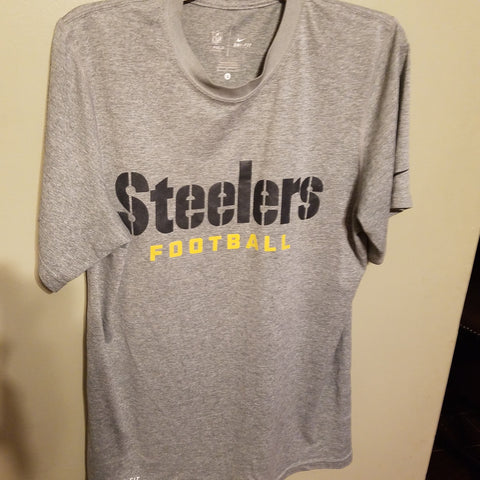 PITTSBURGH STEELERS DRI FIT PERFORMANCE SHIRT SIZE SMALL ADULT