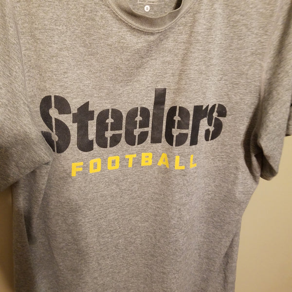 PITTSBURGH STEELERS DRI FIT PERFORMANCE SHIRT SIZE SMALL ADULT