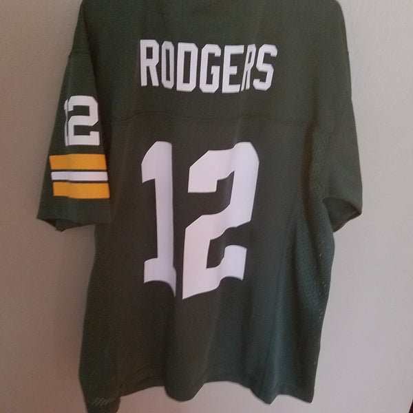 GREEN BAY PACKERS AARON RODGERS FOOTBALL JERSEY SIZE M 10-12 YOUTH