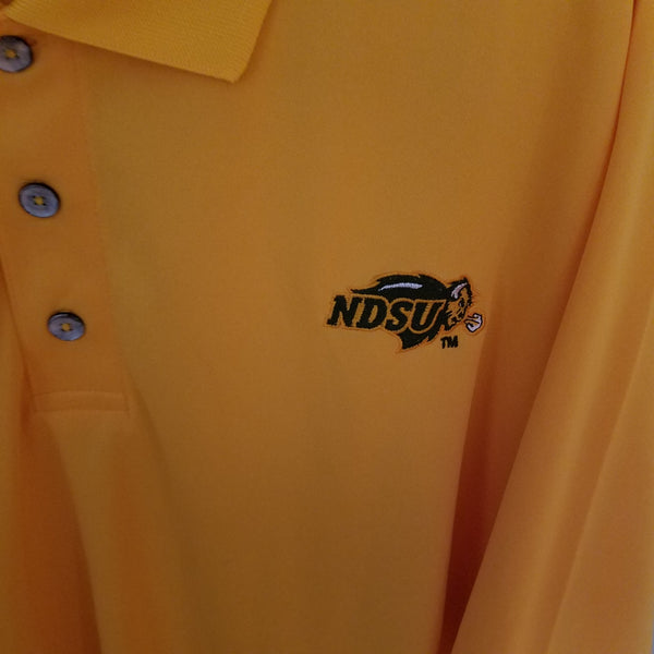 NORTH DAKOTA STATE BISON POLO SHIRT SIZE 2 XL ADULT