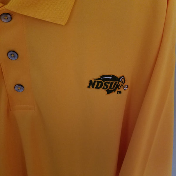 NORTH DAKOTA STATE BISON POLO SHIRT SIZE 2 XL ADULT