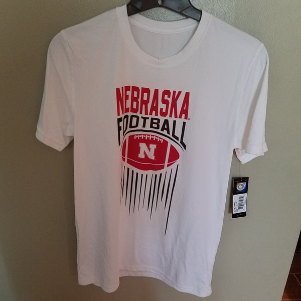 NEBRASKA HUSKERS ADIDAS FOOTBALL SHIRT SIZE L 14-16 YOUTH NWT