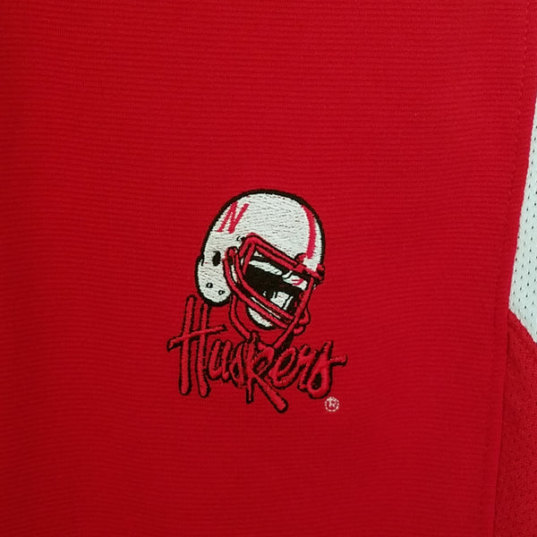 NEBRASKA HUSKERS ANTIGUA HELMET DESIGN POLO SHIRT SIZE SMALL ADULT