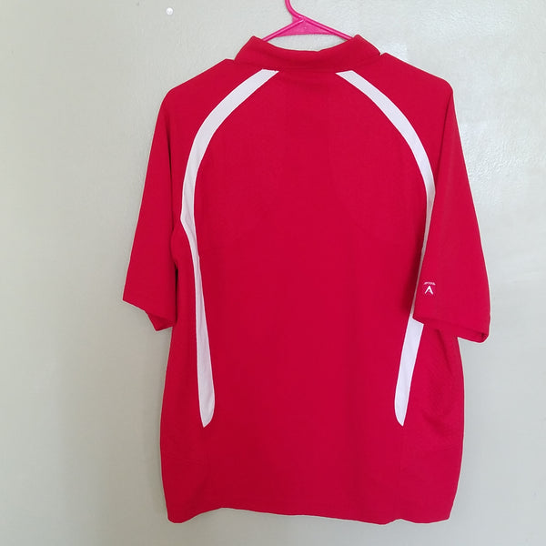 NEBRASKA HUSKERS ANTIGUA HELMET DESIGN POLO SHIRT SIZE SMALL ADULT