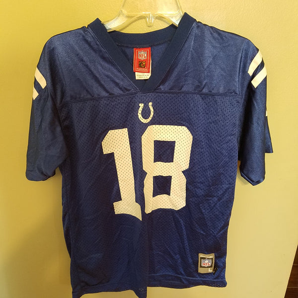 INDIANAPOLIS COLTS PEYTON MANNING FOOTBALL JERSEY  SIZE L YOUTH #6