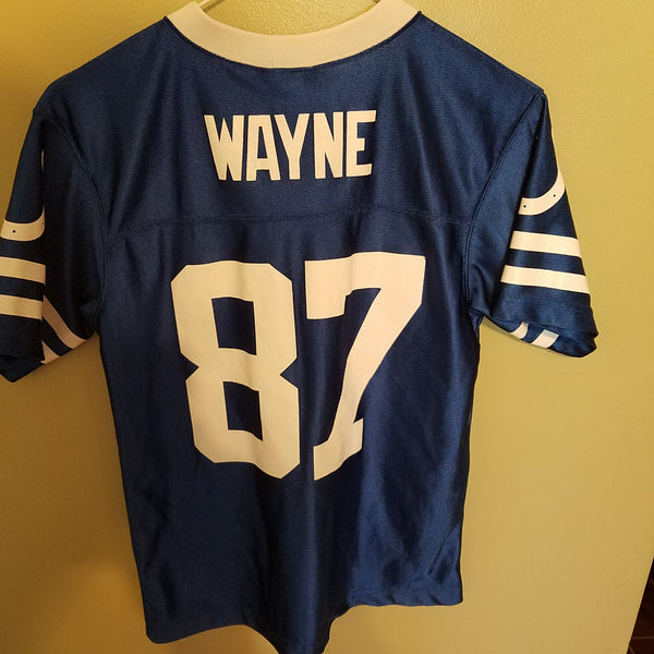 INDIANAPOLIS COLTS REGGIE WAYNE FOOTBALL JERSEY  SIZE MEDIUM YOUTH