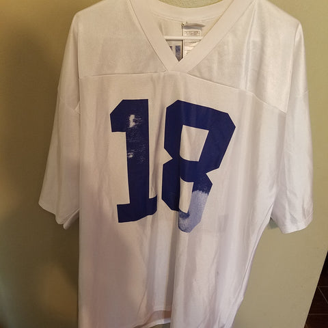 INDIANAPOLIS COLTS PEYTON MANNING FOOTBALL JERSEY SIZE XL ADULT WHITE