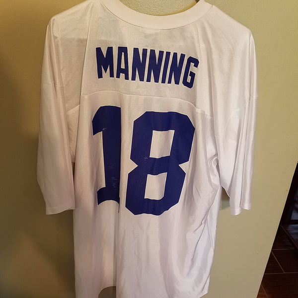 INDIANAPOLIS COLTS PEYTON MANNING FOOTBALL JERSEY SIZE XL ADULT WHITE