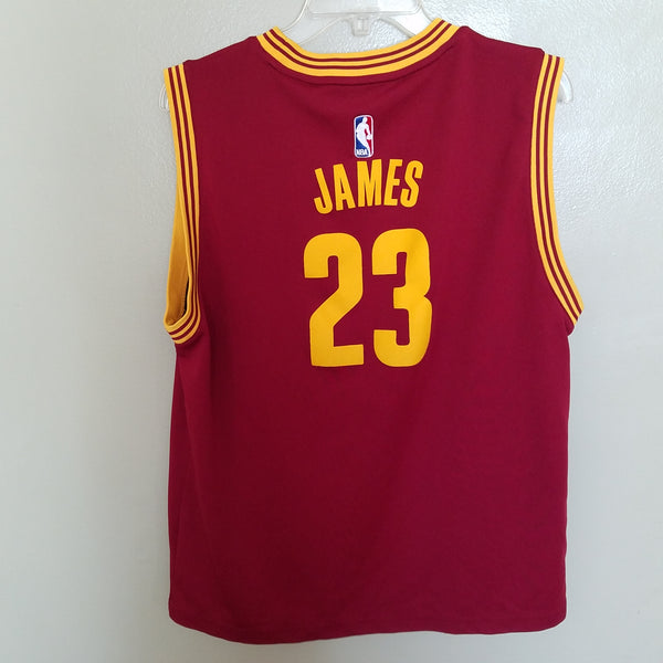 CLEVELAND CAVALIERS LEBRON JAMES BASKETBALL JERSEY SIZE XL YOUTH