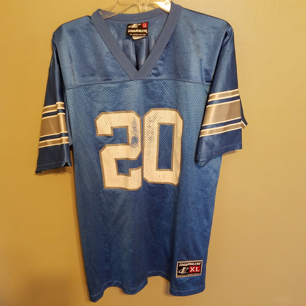 DETROIT LIONS BARRY SANDERS FOOTBALL JERSEY SIZE XL ADULT LOGO ATHLETIC