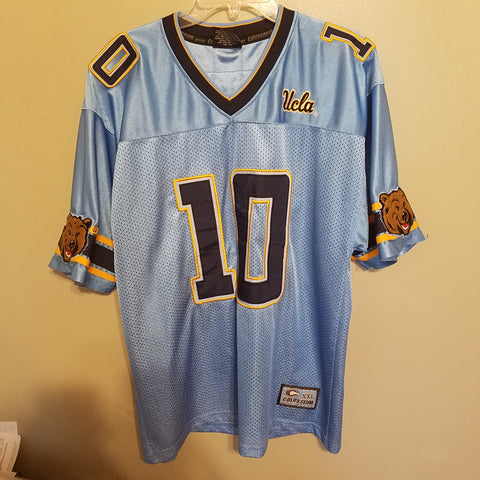 UCLA BRUINS POWDER BLUE COLOSSEUM FOOTBALL JERSEY SIZE MEDIUM ADULT