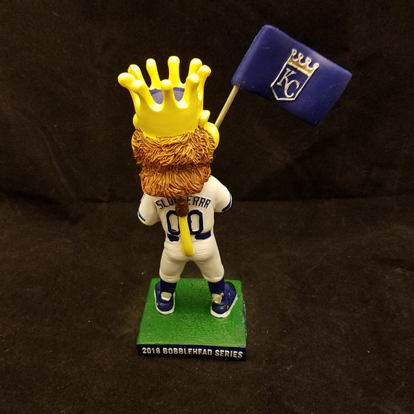 KANSAS CITY ROYALS MASCOT SLUGGERRR BOBBLEHEAD STADIUM GIVEAWAY