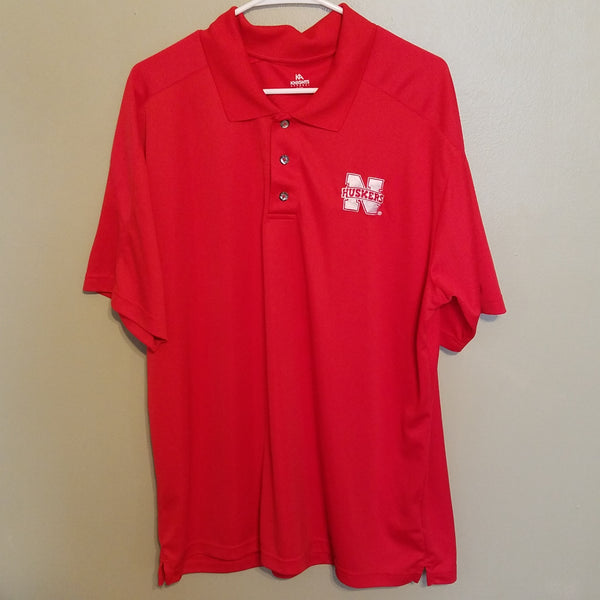 NEBRASKA HUSKERS KA KNIGHTS  POLO SHIRT SIZE XL ADULT